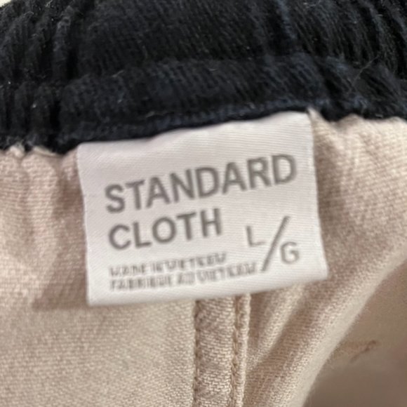 Khaki / Cream Urban Outfitters Standard Cloth Large Cargo Pants - Picture 4 of 6